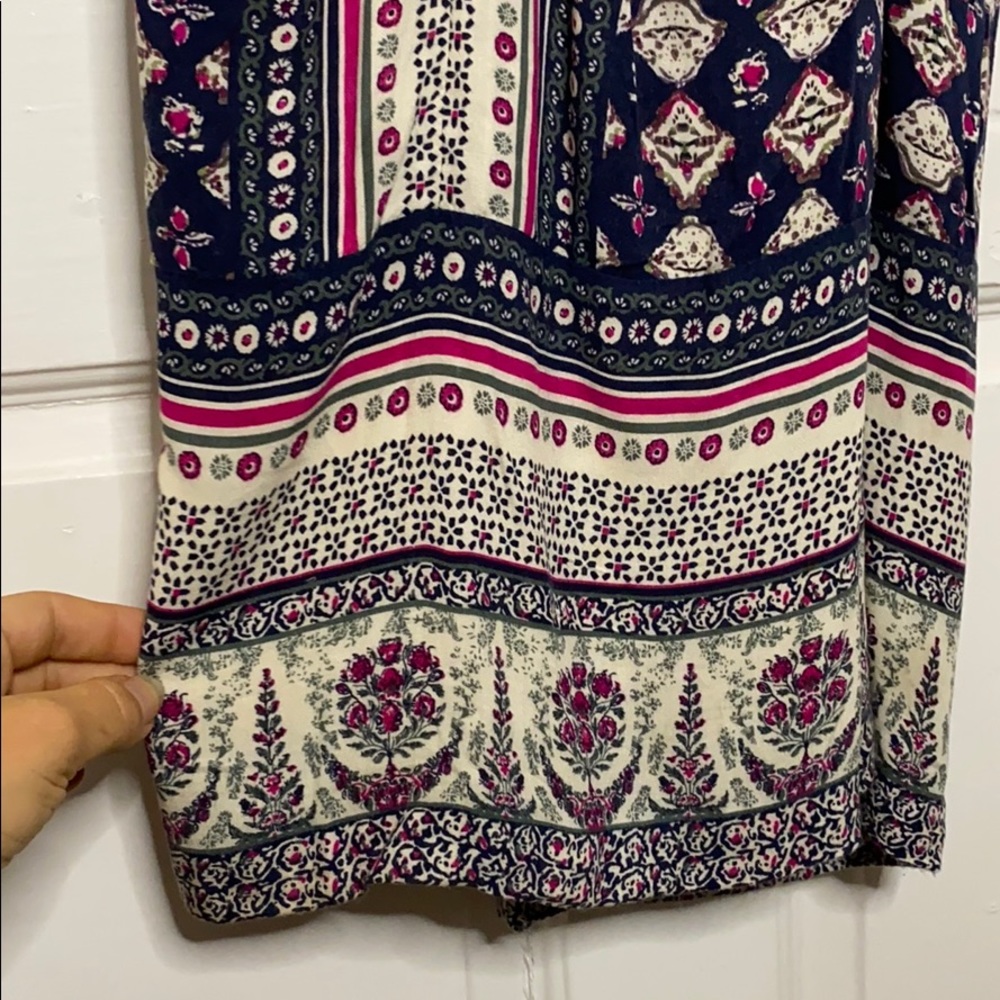 Patterned flowy pants - Picture 2 of 8